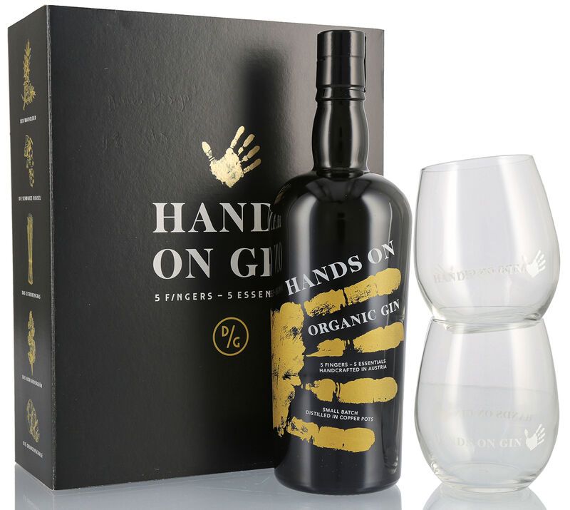 Gölles Hands on Gin Geschenk-Set 46,5% vol. 0,70l Gölles Hands on Gin Geschenk-Set 46,5% vol. 0,70l