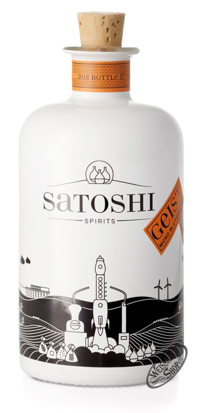 Satoshi Moro Blutorange Geist 42% vol. 0,50l Satoshi Moro Blutorange Geist 42% vol. 0,50l