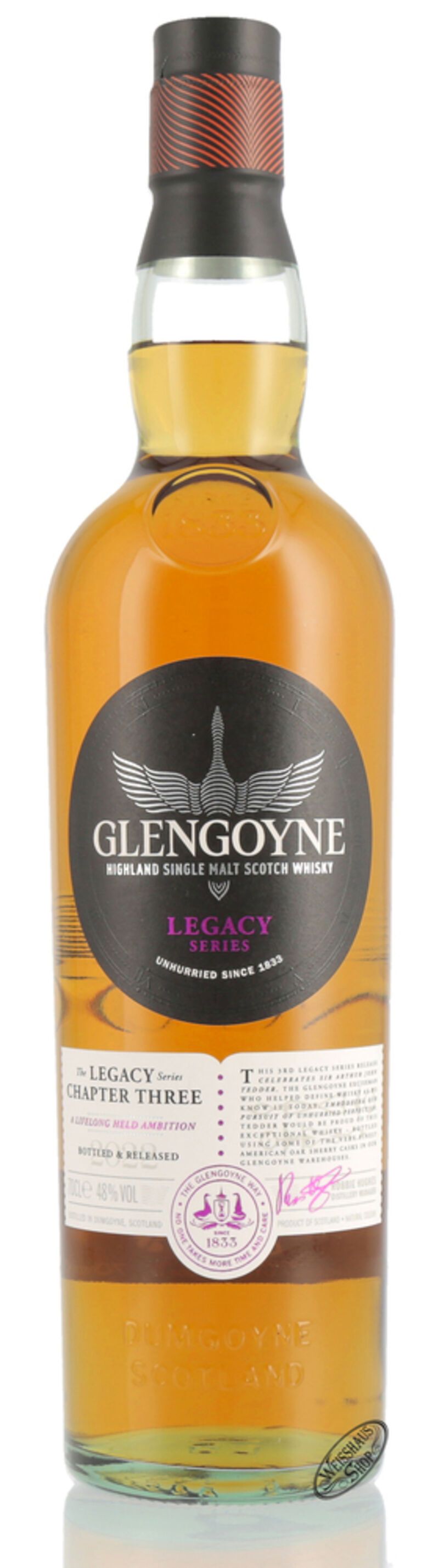 Glengoyne Legacy Chapter Three Whisky 48% vol. 0,70l Glengoyne Legacy Chapter Three Whisky 48% vol. 0,70l