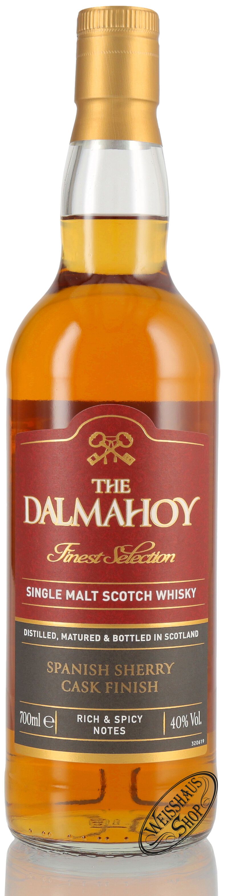 Dalmahoy Finest Selection Sherry Cask Finish Whisky 40% vol. 0,70l