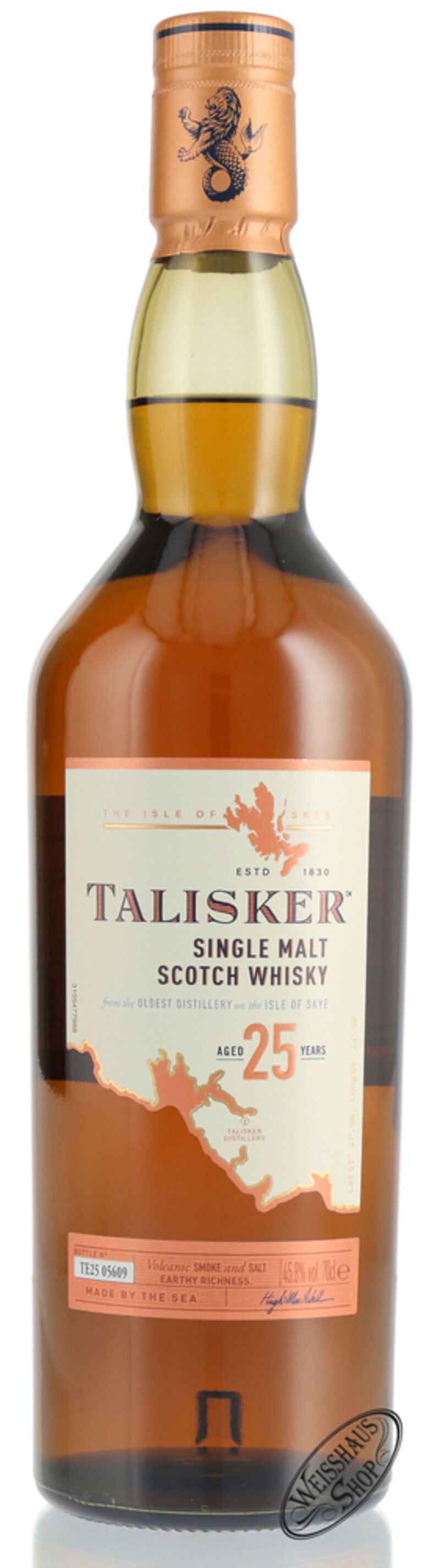 Talisker 25 Years Old Whisky 45,8% vol. 0,70l