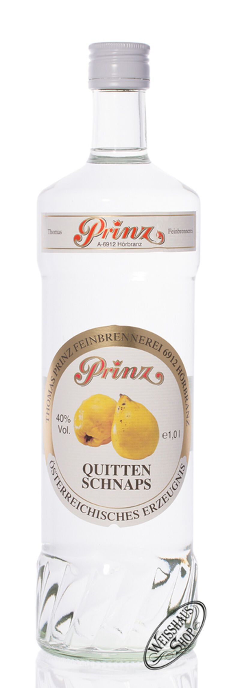 Prinz Quitten Schnaps 40% vol. 1,0l B-Ware