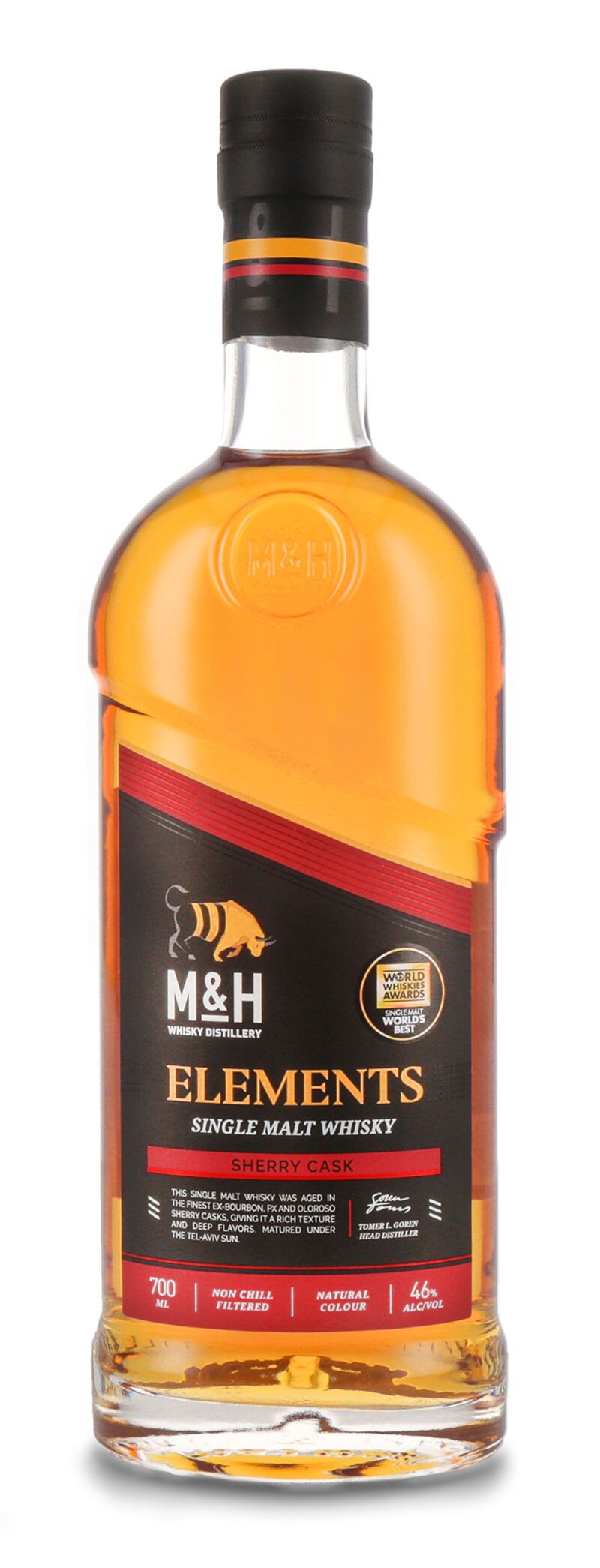 M&H Elements Sherry Cask Whisky 46% vol. 0,70l
