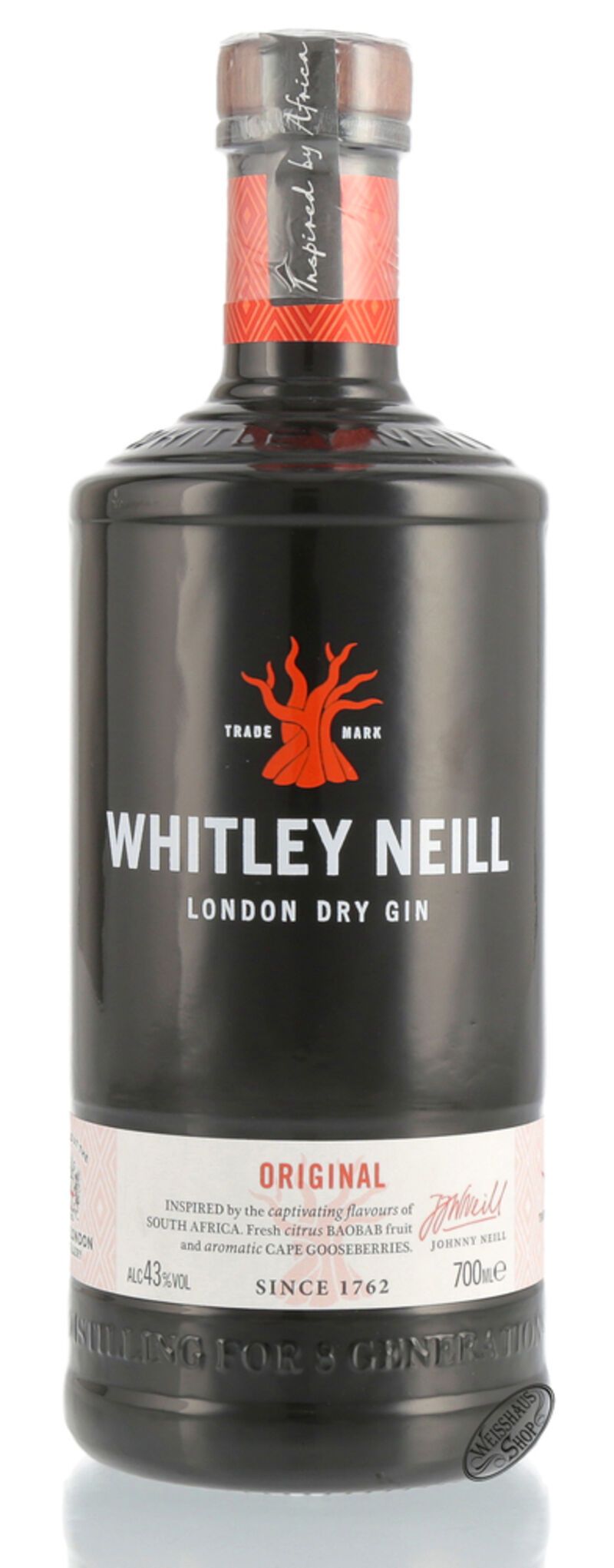 Whitley Neill Handcrafted Dry Gin 43% vol. 0,70l Whitley Neill Handcrafted Dry Gin 43% vol. 0,70l