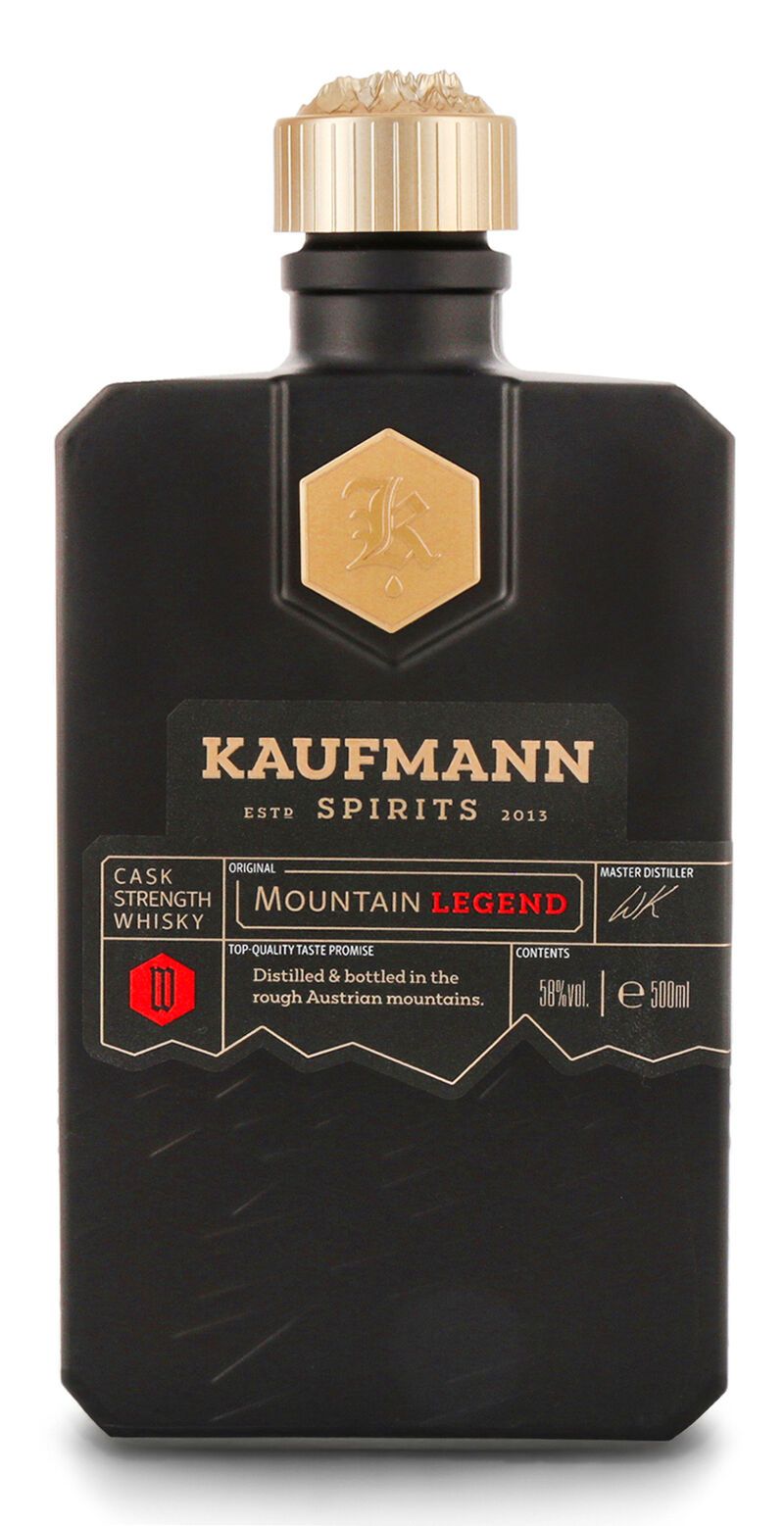 Kaufmann Spirits Mountain Legend Whisky 58% vol. 0,50l Kaufmann Spirits Mountain Legend Whisky 58% vol. 0,50l