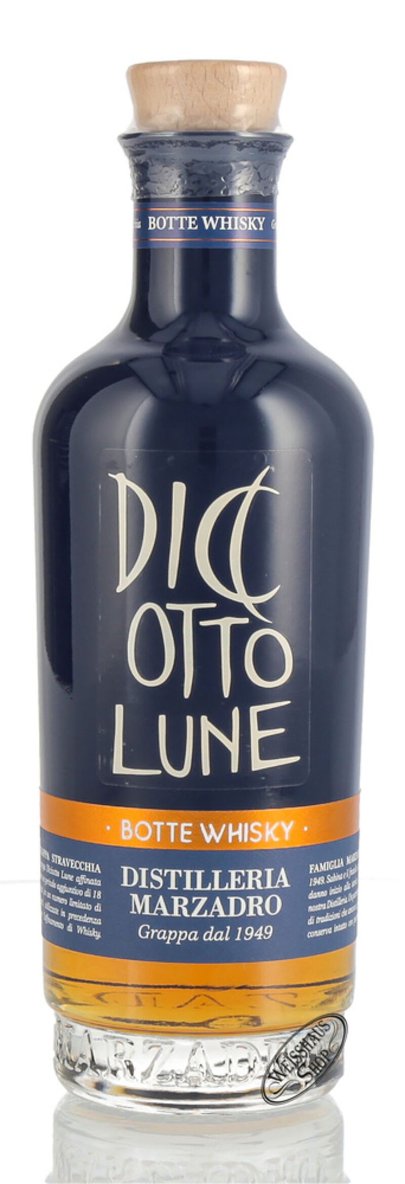 Marzadro Grappa Le Dicotto Lune Riserva Whisky 42% vol. 0,50l Marzadro Grappa Le Dicotto Lune Riserva Whisky 42% vol. 0,50l
