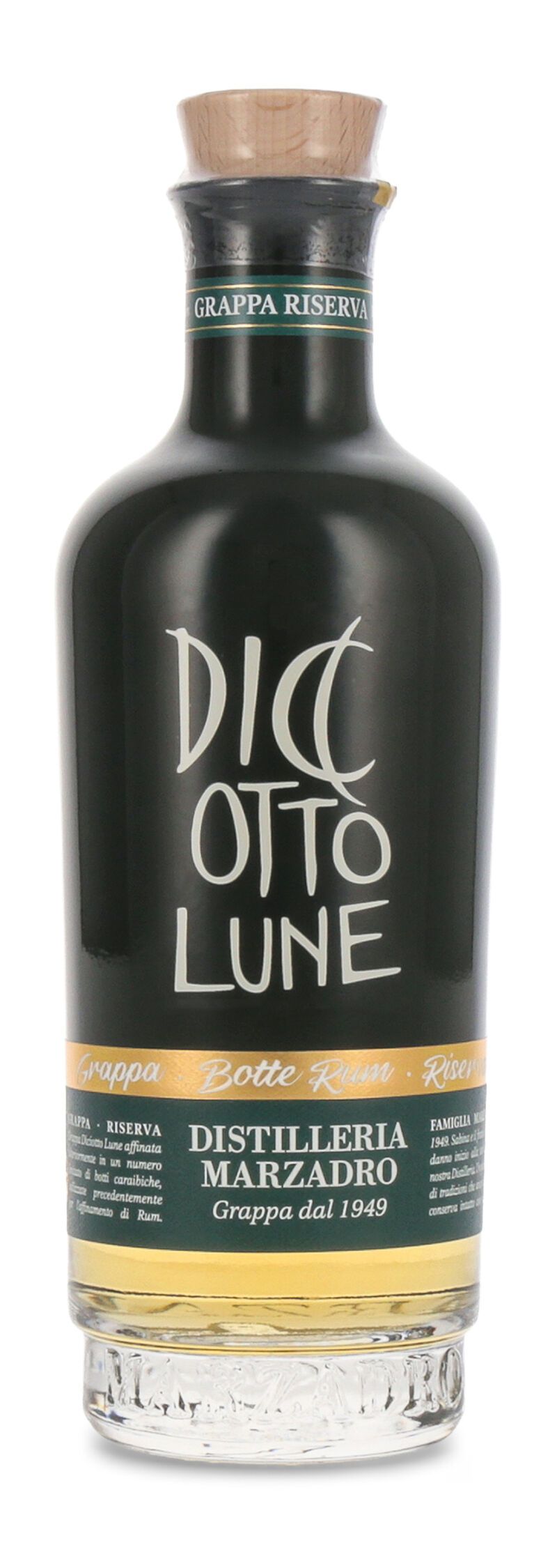 Marzadro Grappa Le Dicotto Lune Riserva Rum 42% vol. 0,50l