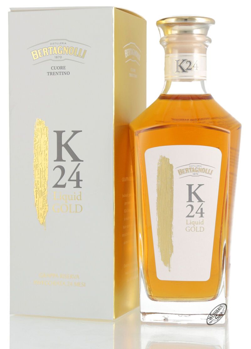 Bertagnolli Grappa K24 Riserva 24 Mesi Barrique 42% vol. 0,70l Bertagnolli Grappa K24 Riserva 24 Mesi Barrique 42% vol. 0,70l
