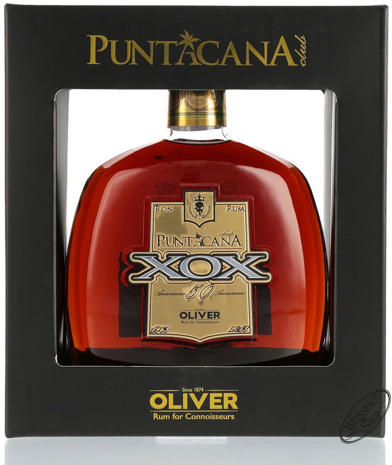 Puntacana XOX 50 Aniversario Rum 40% vol. 0,70l Puntacana XOX 50 Aniversario Rum 40% vol. 0,70l