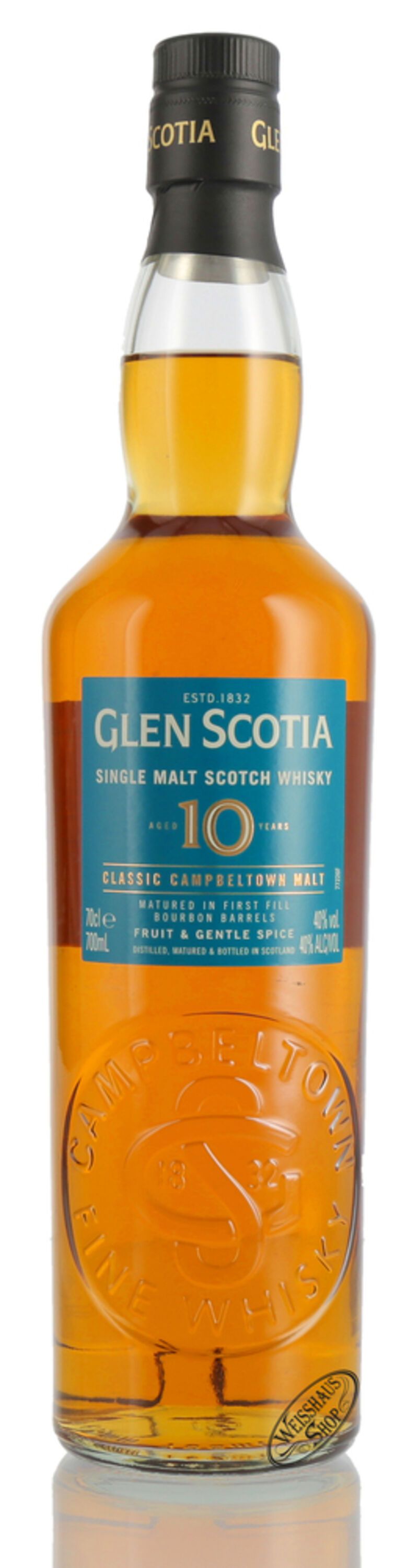 Glen Scotia 10 YO Unpeated Single Malt Whisky 40% vol. 0,70l
