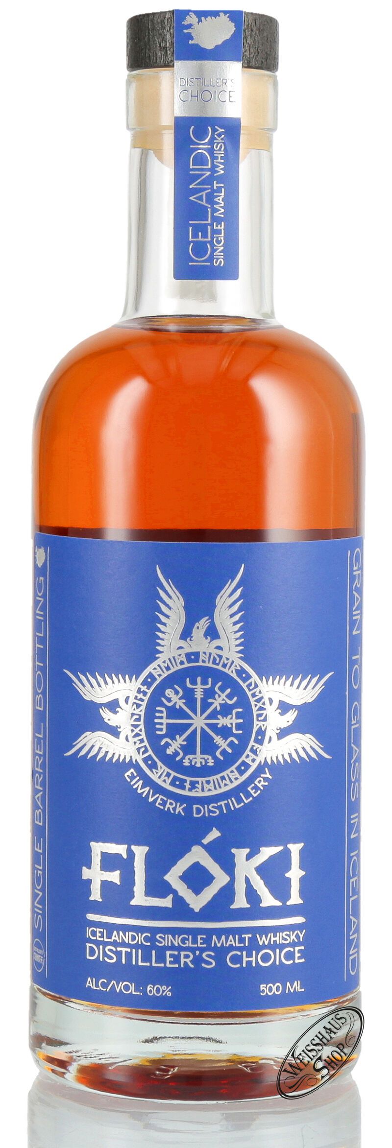 Floki Icelandic Distillers Choice Whisky 60% vol. 0,50l Floki Icelandic Distillers Choice Whisky 60% vol. 0,50l