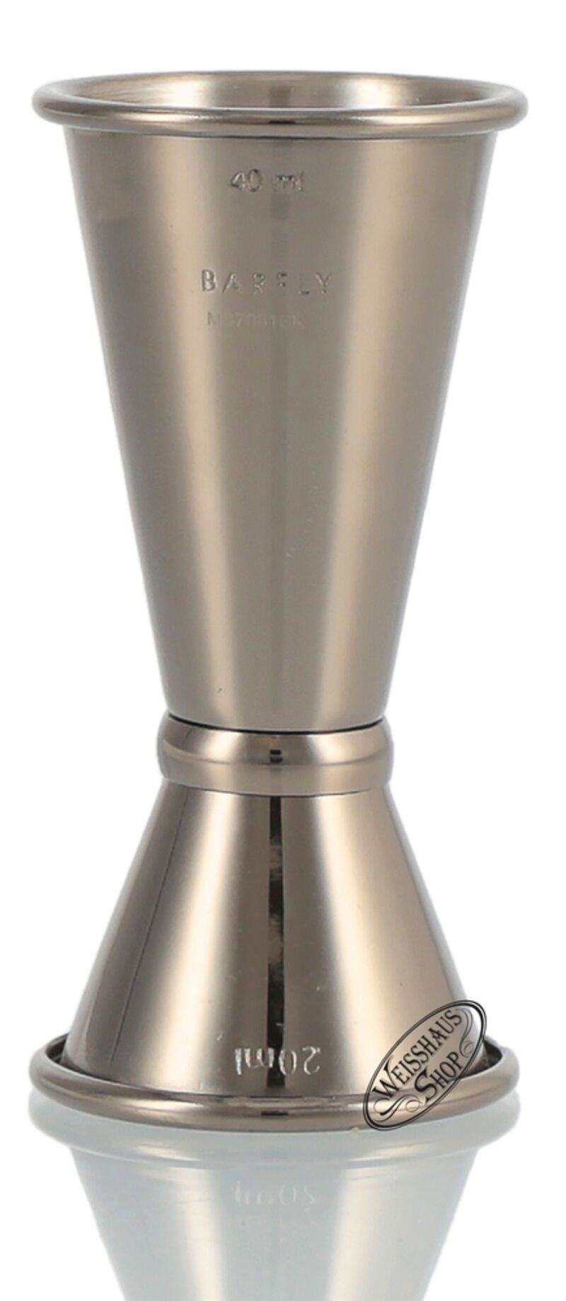 Barfly Japanese Style Jigger 20/40ml Gun Metal Black Barfly Japanese Style Jigger 20/40ml Gun Metal Black