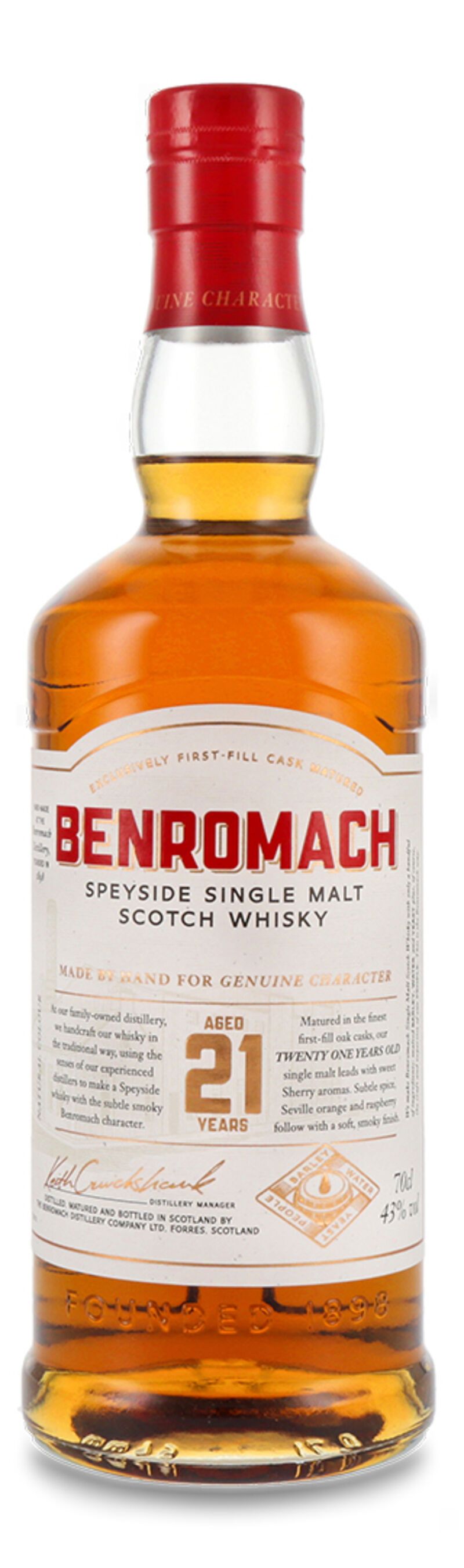 Benromach 21 YO Single Malt Whisky 43% vol. 0,70l