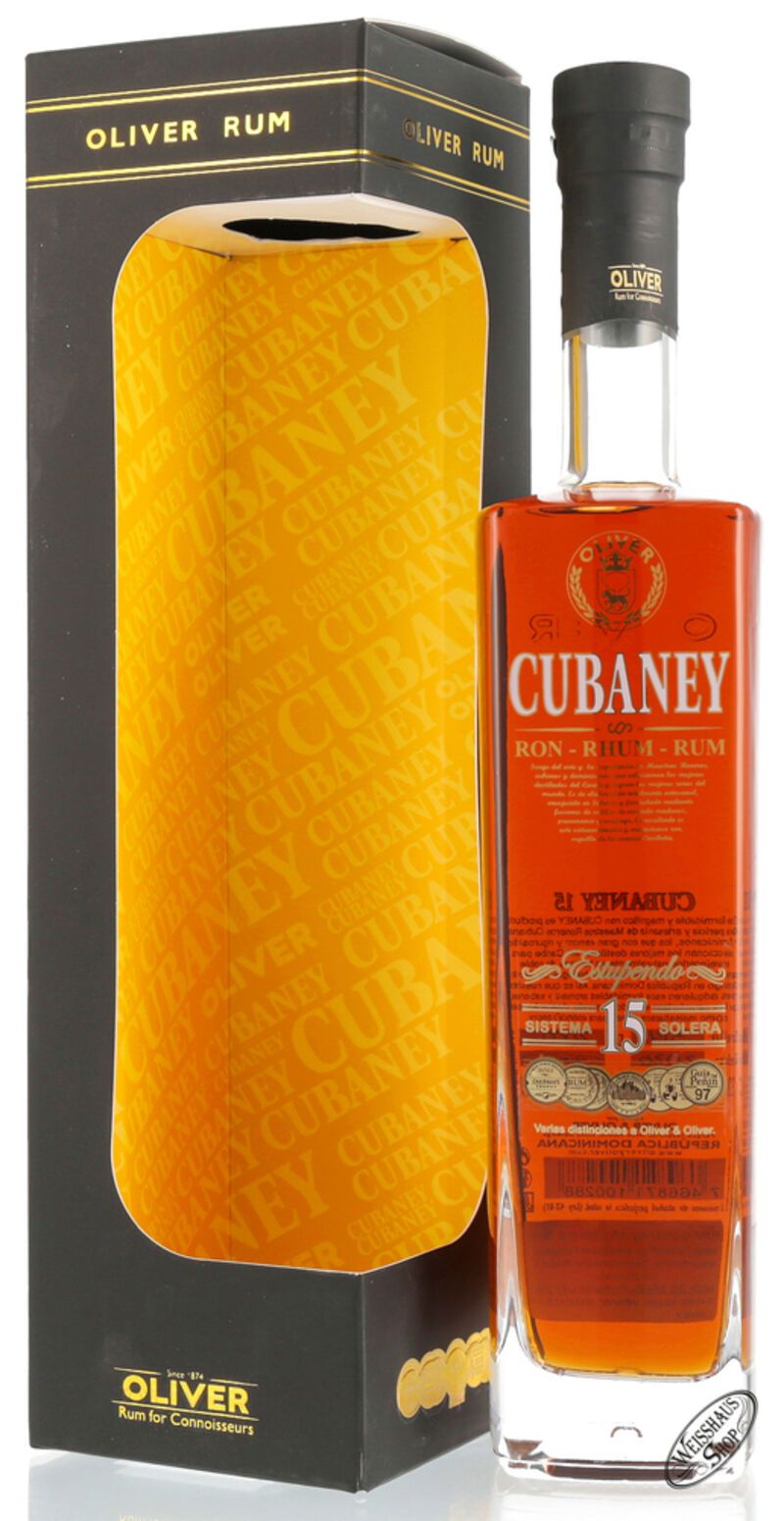 Cubaney Estupendo 15 YO Rum 38% vol. 0,70l Cubaney Estupendo 15 YO Rum 38% vol. 0,70l