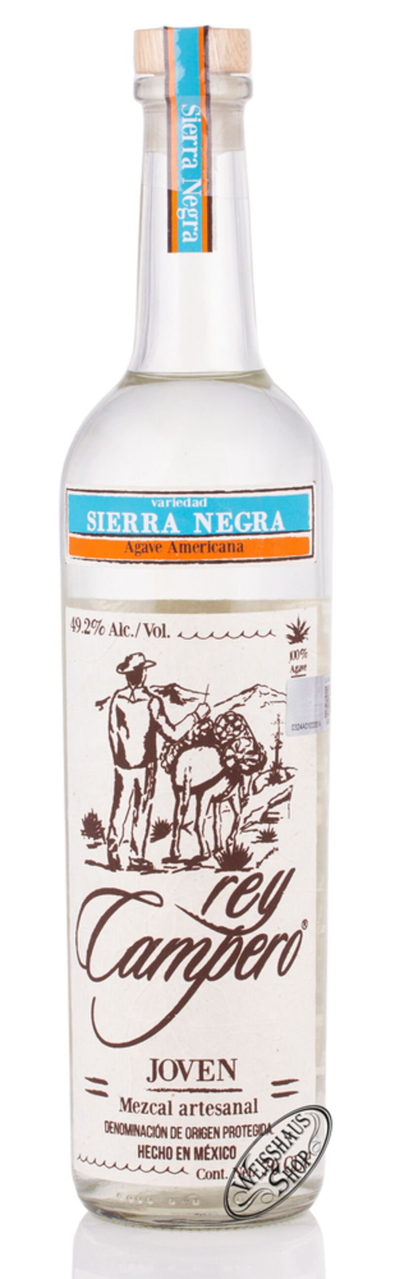 Rey Campero Mezcal Sierra Negra 49,2% vol. 0,70l Rey Campero Mezcal Sierra Negra 49,2% vol. 0,70l