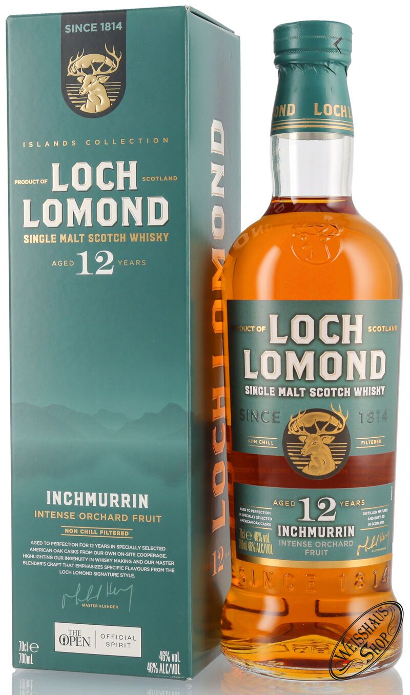 Inchmurrin 12 YO Single Malt Whisky 46% vol. 0,70l Inchmurrin 12 YO Single Malt Whisky 46% vol. 0,70l