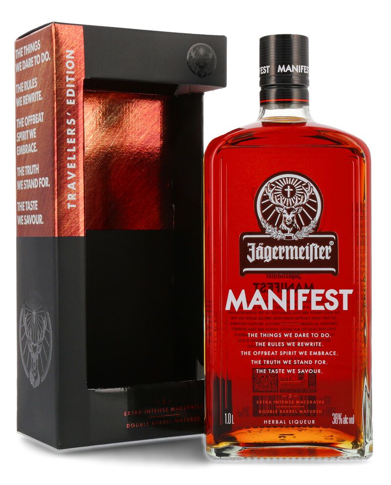 Jägermeister Manifest 38% vol. 1,0l