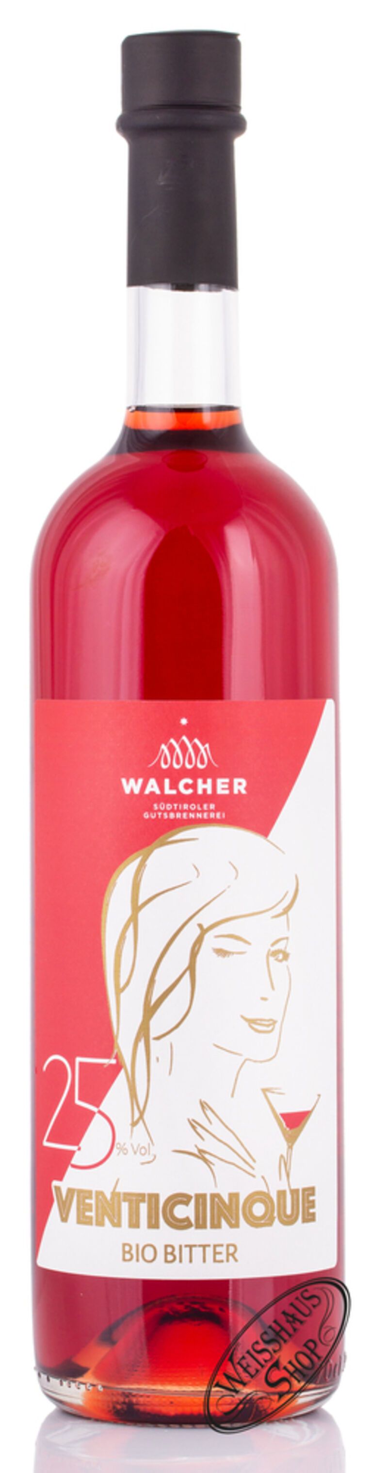 Walcher 25 Bio Bitter 25% vol. 0,70l Walcher 25 Bio Bitter 25% vol. 0,70l