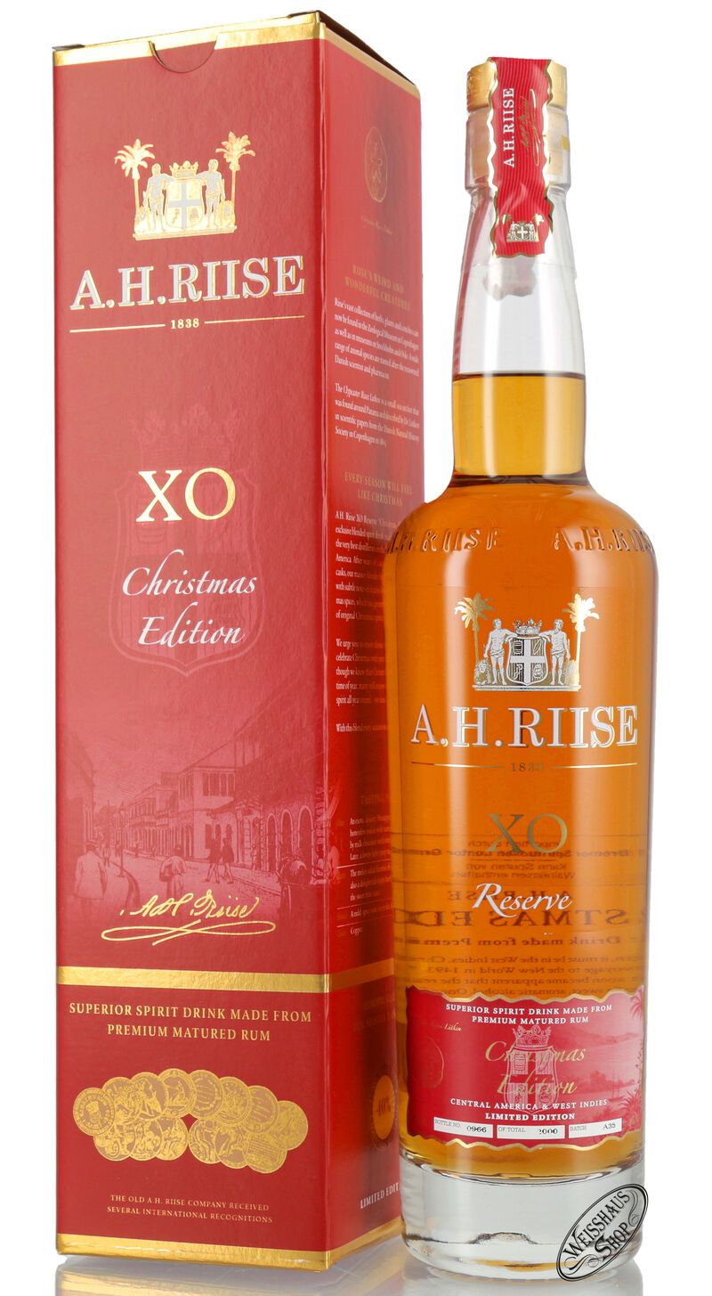 A.H. Riise XO Christmas Limited Edition 40% vol. 0,70l A.H. Riise XO Christmas Limited Edition 40% vol. 0,70l