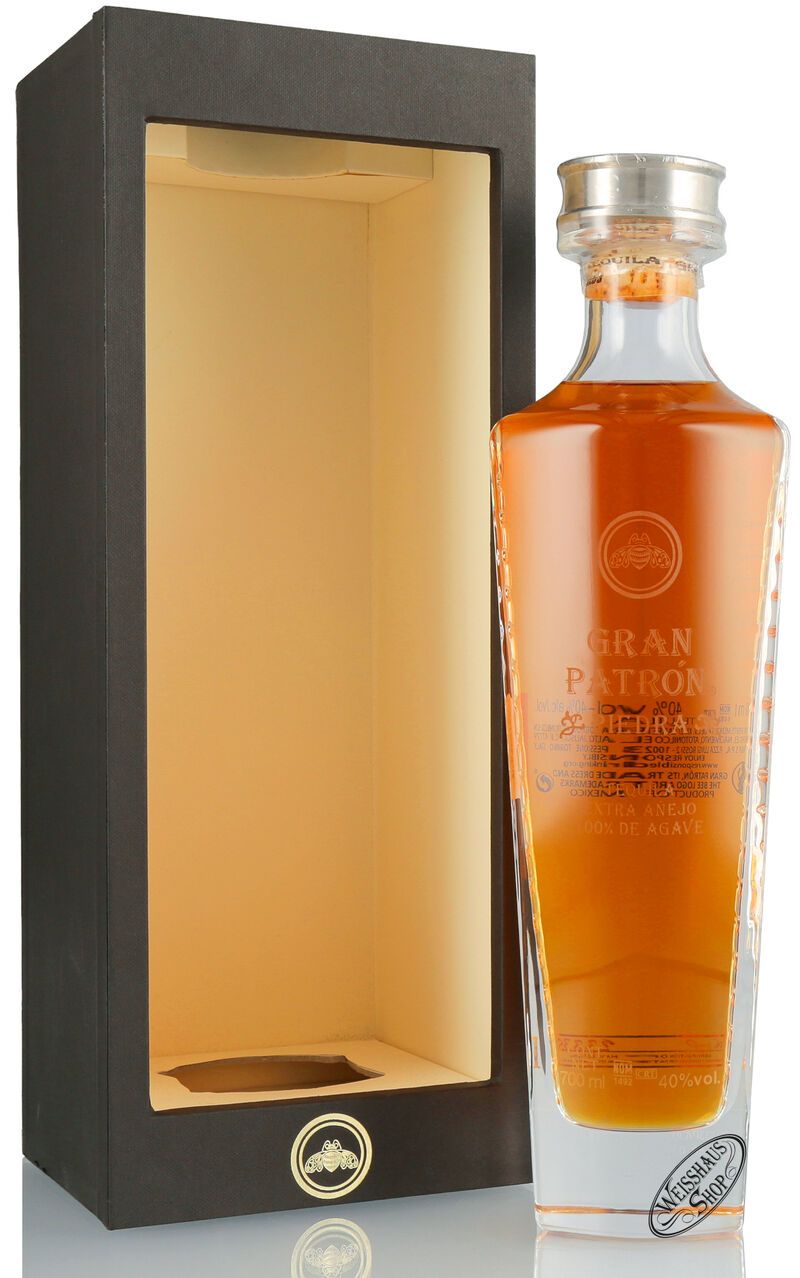 Patron Extra Anejo Piedra Tequila 40% vol. 0,70l Patron Extra Anejo Piedra Tequila 40% vol. 0,70l