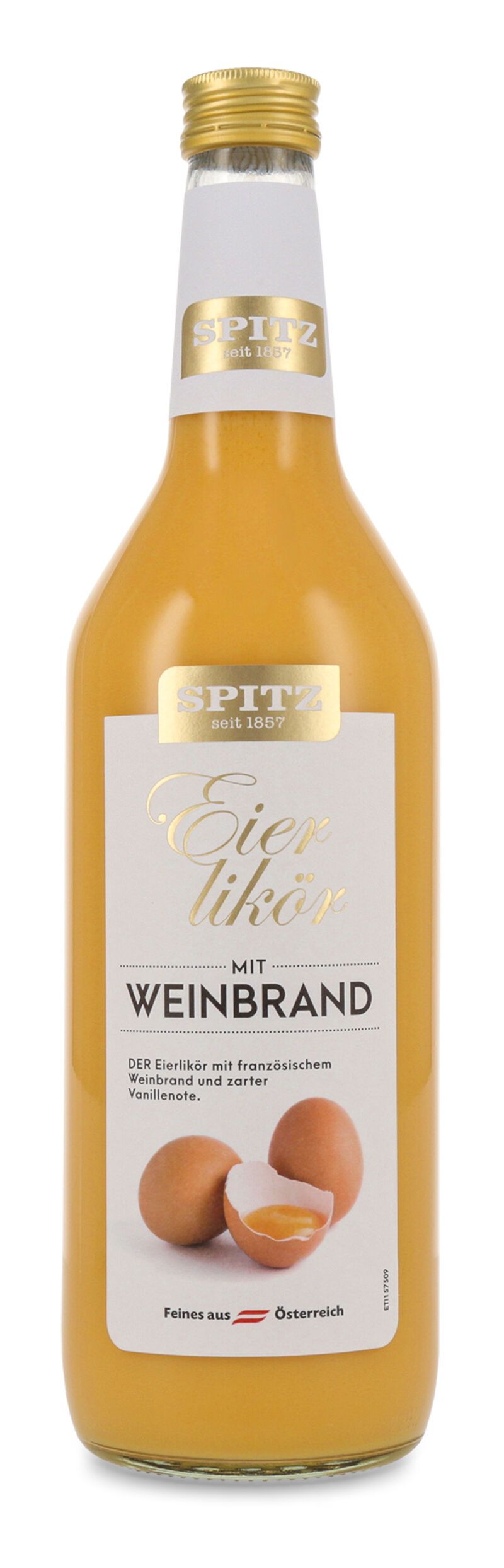 Spitz Eier Weinbrand (Eierlikör) 16% vol. 1,0l