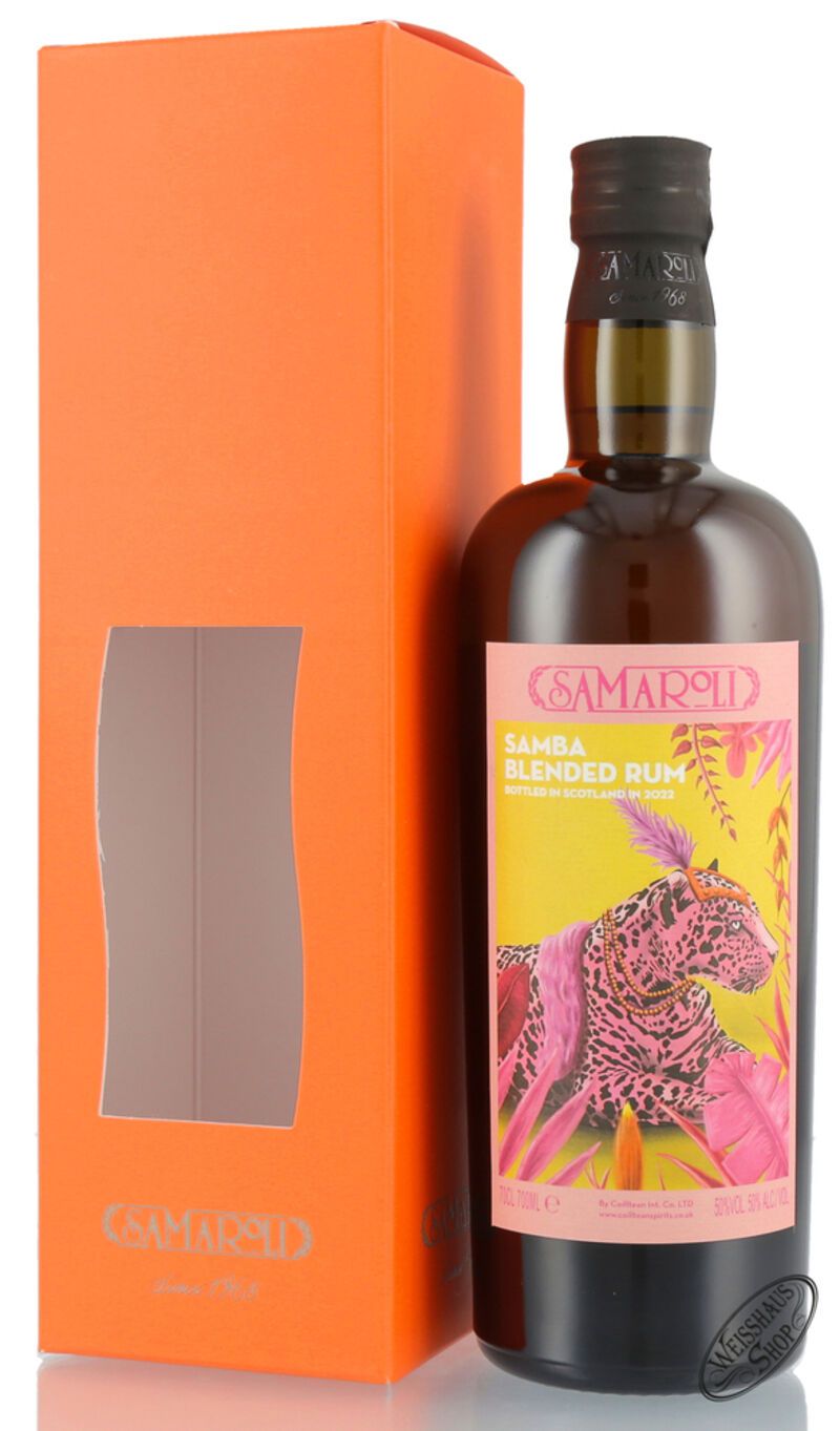 Samaroli Samba Blended Rum 50% vol. 0,70l Samaroli Samba Blended Rum 50% vol. 0,70l