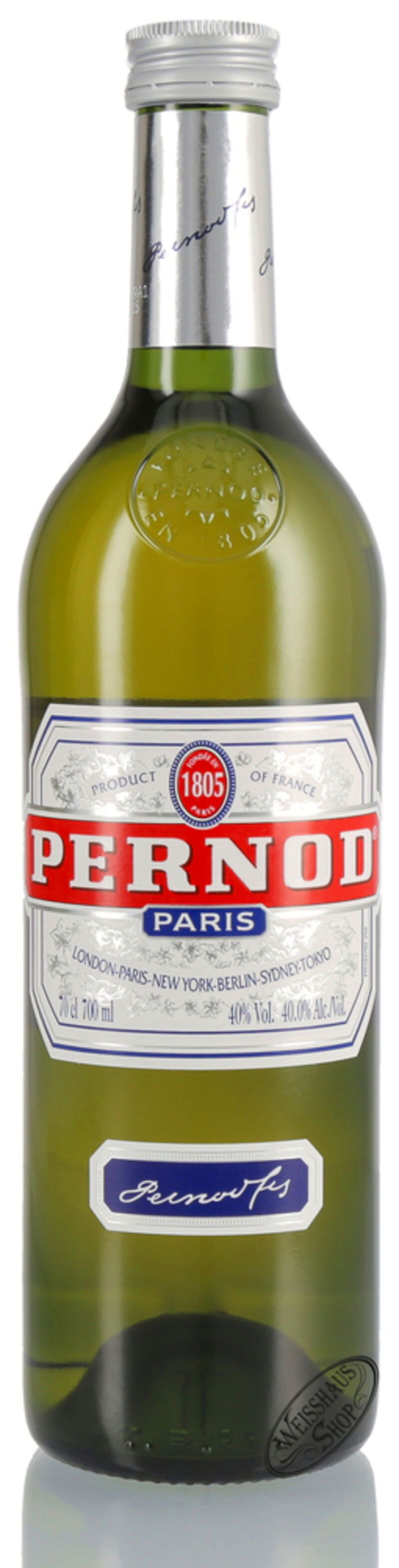 Pernod Spiritueux Anise 40% vol. 0,70l Pernod Spiritueux Anise 40% vol. 0,70l