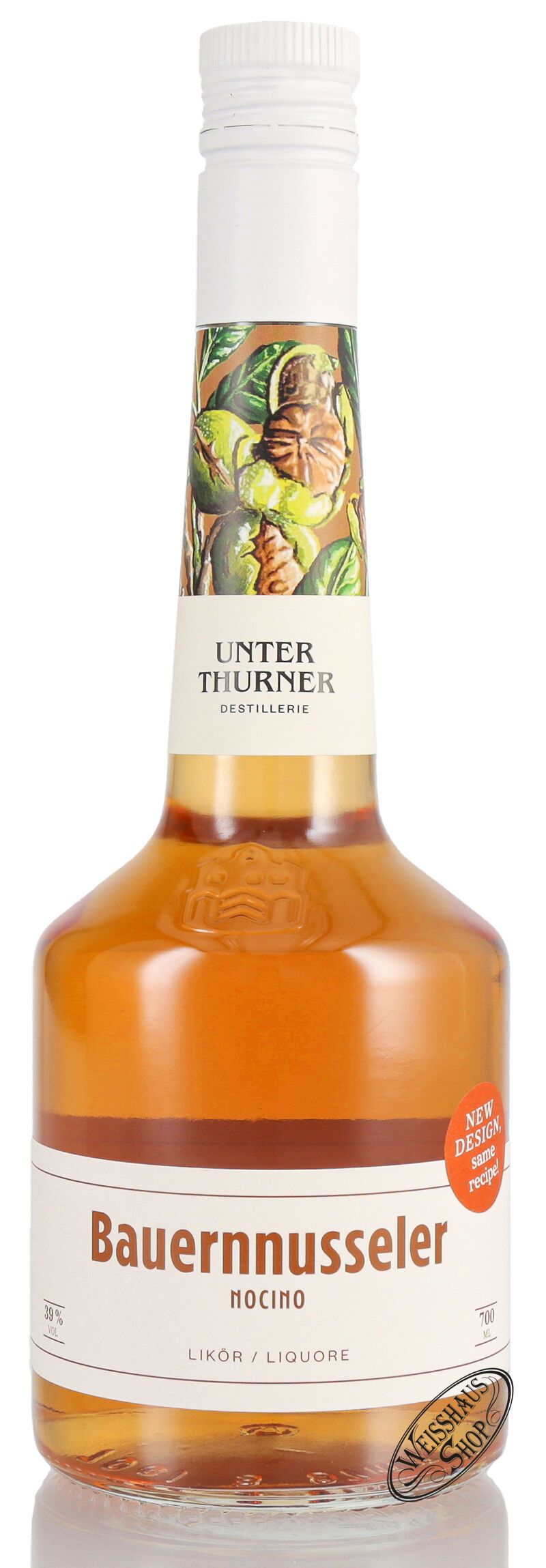 Unterthurner Bauernnusseler 39% vol. 0,70l Unterthurner Bauernnusseler 39% vol. 0,70l