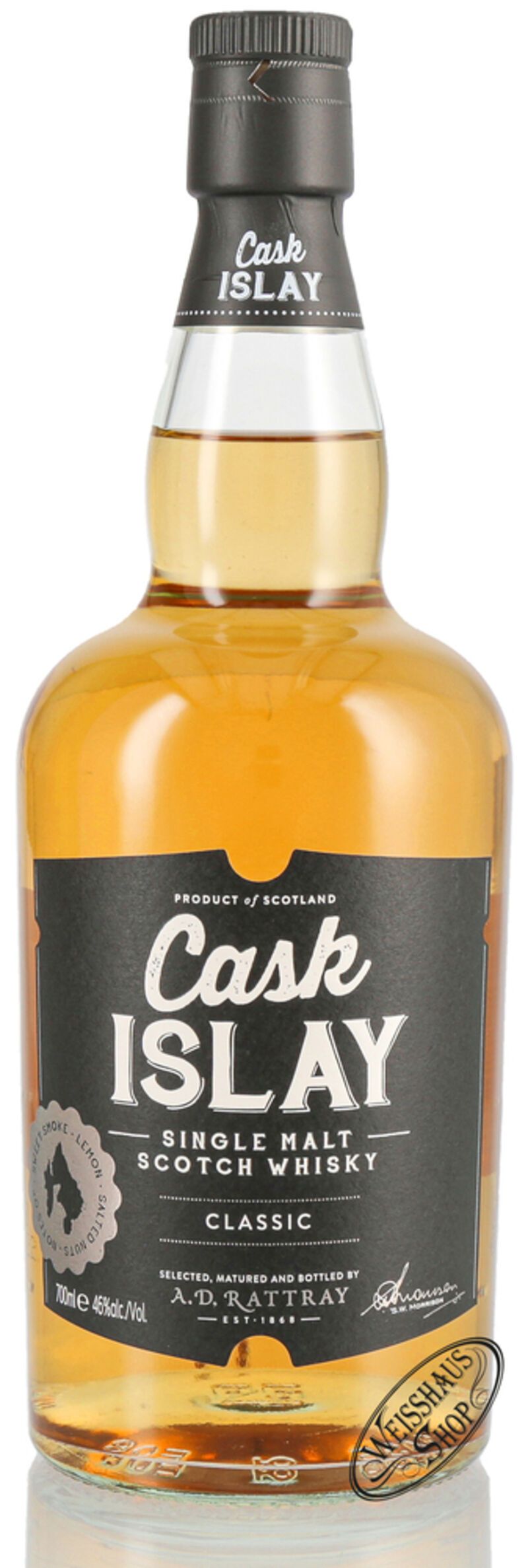A.D. Rattray Islay Cask Whisky 46% vol. 0,70l