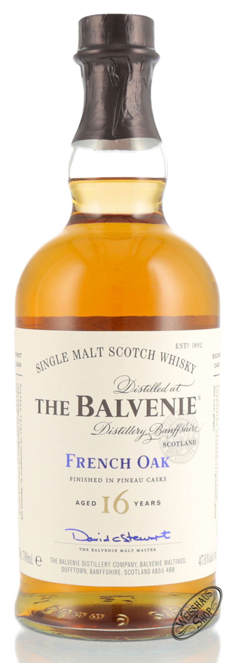 The Balvenie 16 YO French Oak Whisky 47,6% vol. 0,70l