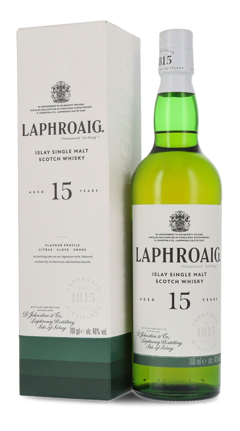 Laphroaig 15 YO Whisky 46% vol. 0,70l