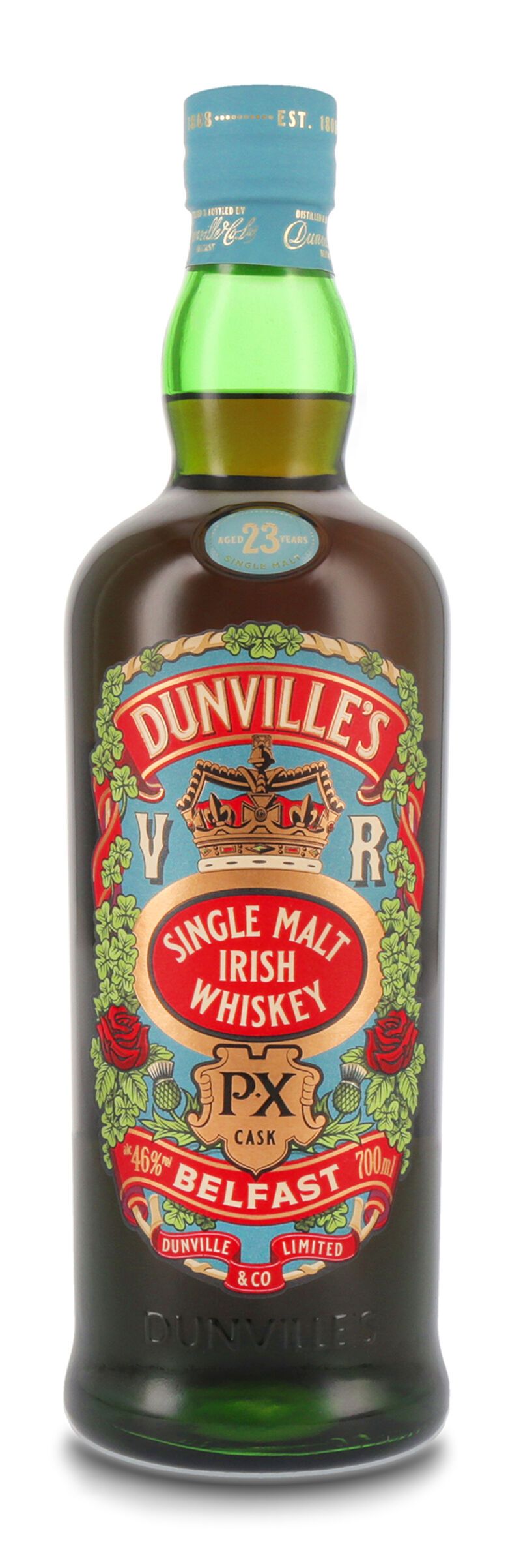 Dunville's 23 YO PX Irish Whiskey 46% vol. 0,70l Dunville's 23 YO PX Irish Whiskey 46% vol. 0,70l