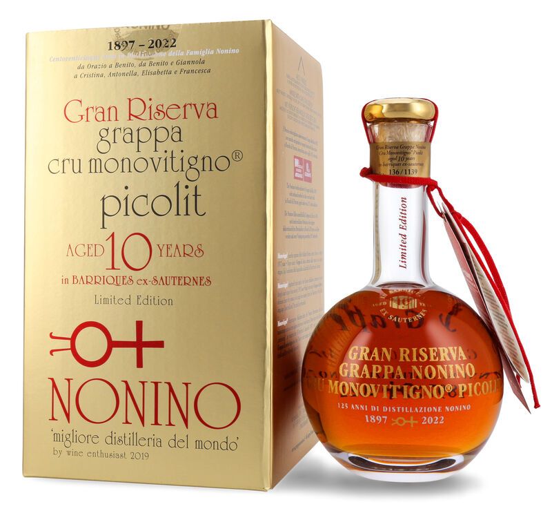 Nonino Grappa Picolit Riserva 10 YO 50% vol. 0,70l