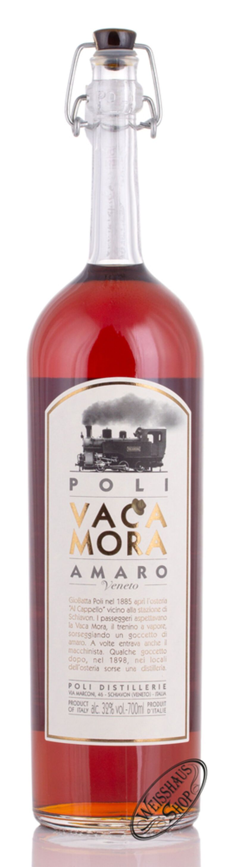 Poli Vaca Mora Amaro Likör 32% vol. 0,70l Poli Vaca Mora Amaro Likör 32% vol. 0,70l