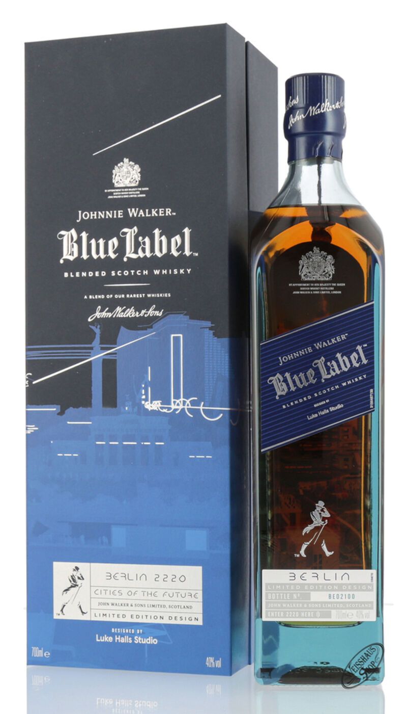 Johnnie Walker Blue Label City of the Future Berlin 2220 Edition Whisky 40% vol. 0,70l Johnnie Walker Blue Label City of the Future Berlin 2220 Edition Whisky 40% vol. 0,70l