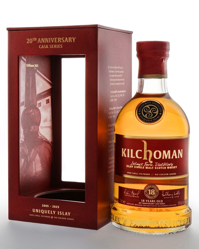 Kilchoman 18 YO Ex-Bourbon Islay Whisky 46% vol. 0,70l Kilchoman 18 YO Ex-Bourbon Islay Whisky 46% vol. 0,70l
