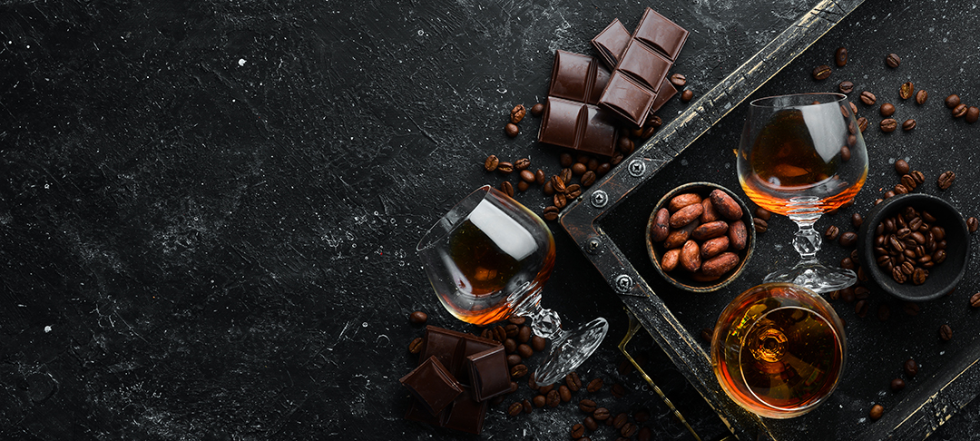 Brandy und Schokolade