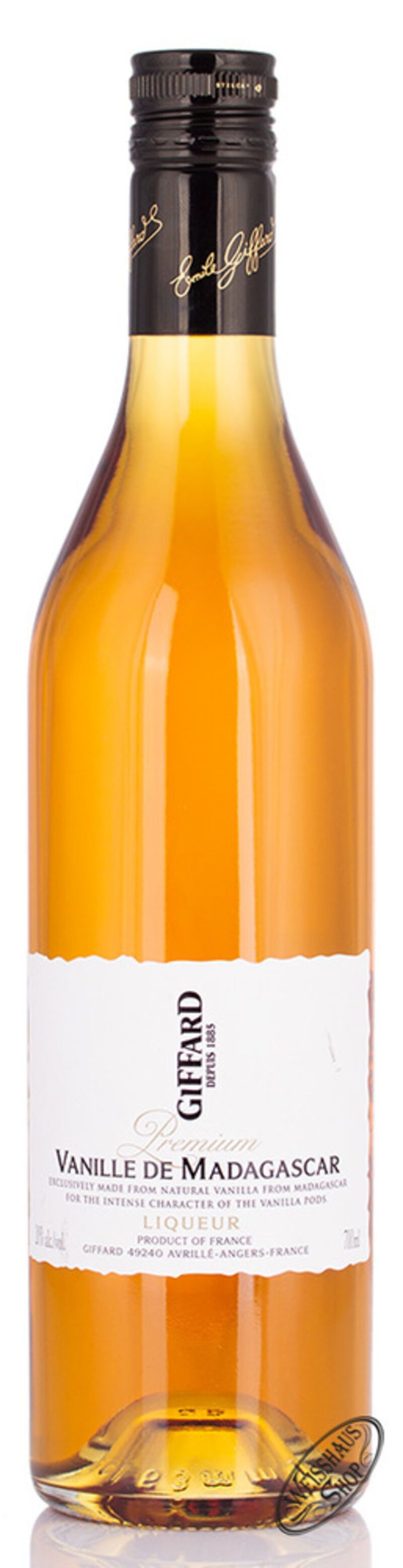 Giffard Vanille de Madagascar Likör 20% vol. 0,70l Giffard Vanille de Madagascar Likör 20% vol. 0,70l