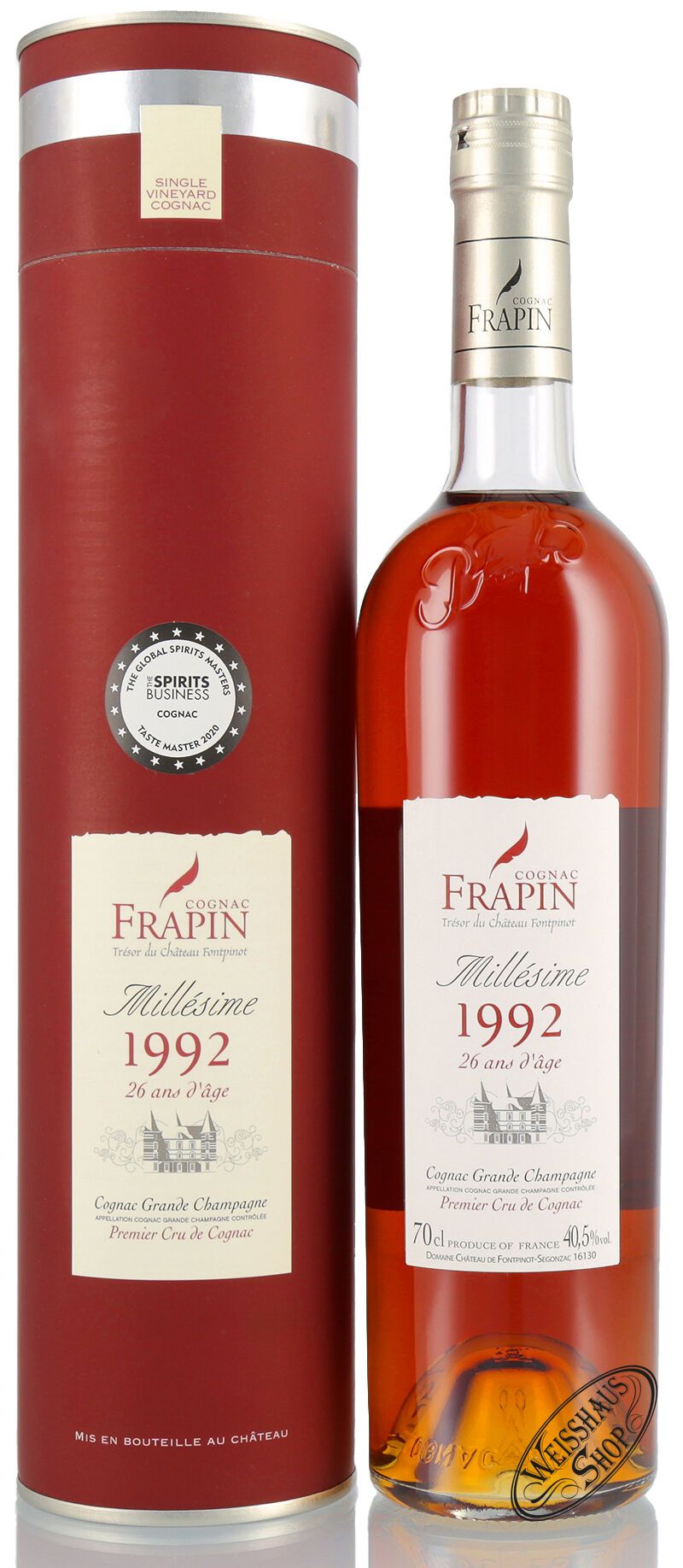 Frapin Millesime 1992 Cognac 40,5% vol. 0,70l Frapin Millesime 1992 Cognac 40,5% vol. 0,70l