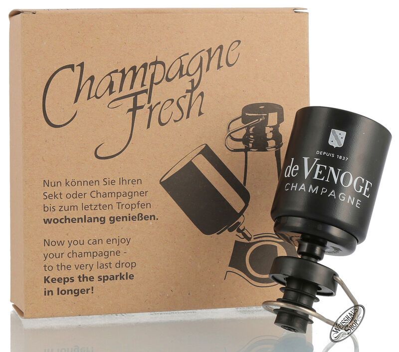 Champagne Fresh - Champagnerverschluss inkl. Pumpe Champagne Fresh - Champagnerverschluss inkl. Pumpe