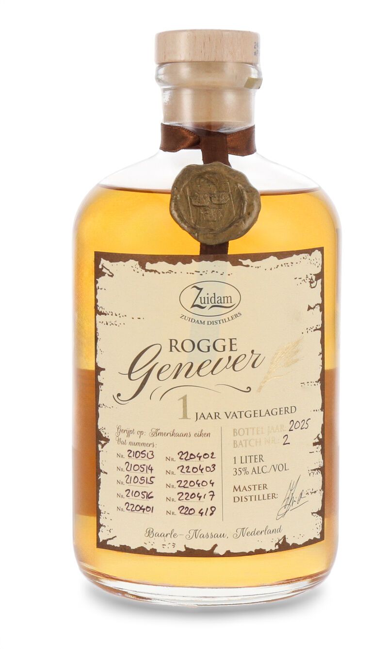 Zuidam Rogge Genever 35% vol. 1,0l