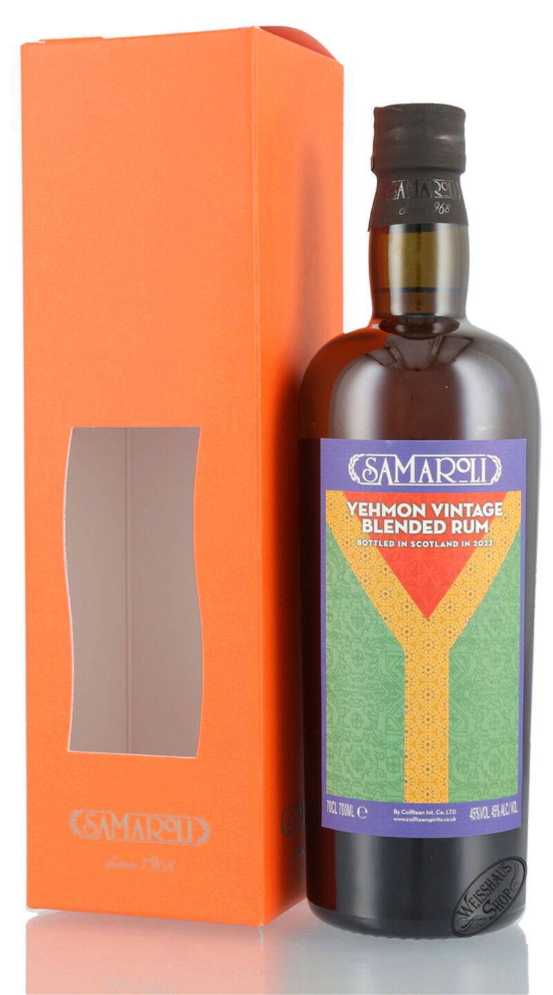 Samaroli Yehmon Vintage Blended Rum 45% vol. 0,70l Samaroli Yehmon Vintage Blended Rum 45% vol. 0,70l