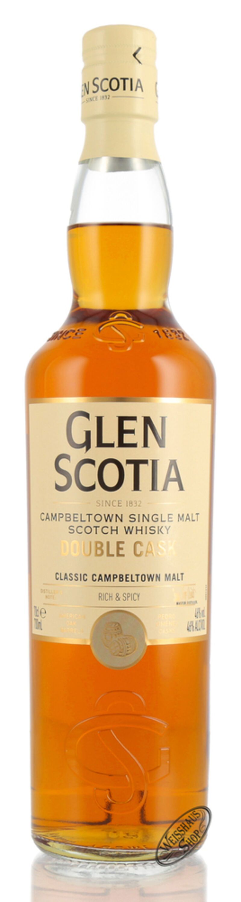 Glen Scotia Double Cask Finish Whisky 46% vol. 0,70l B-Ware