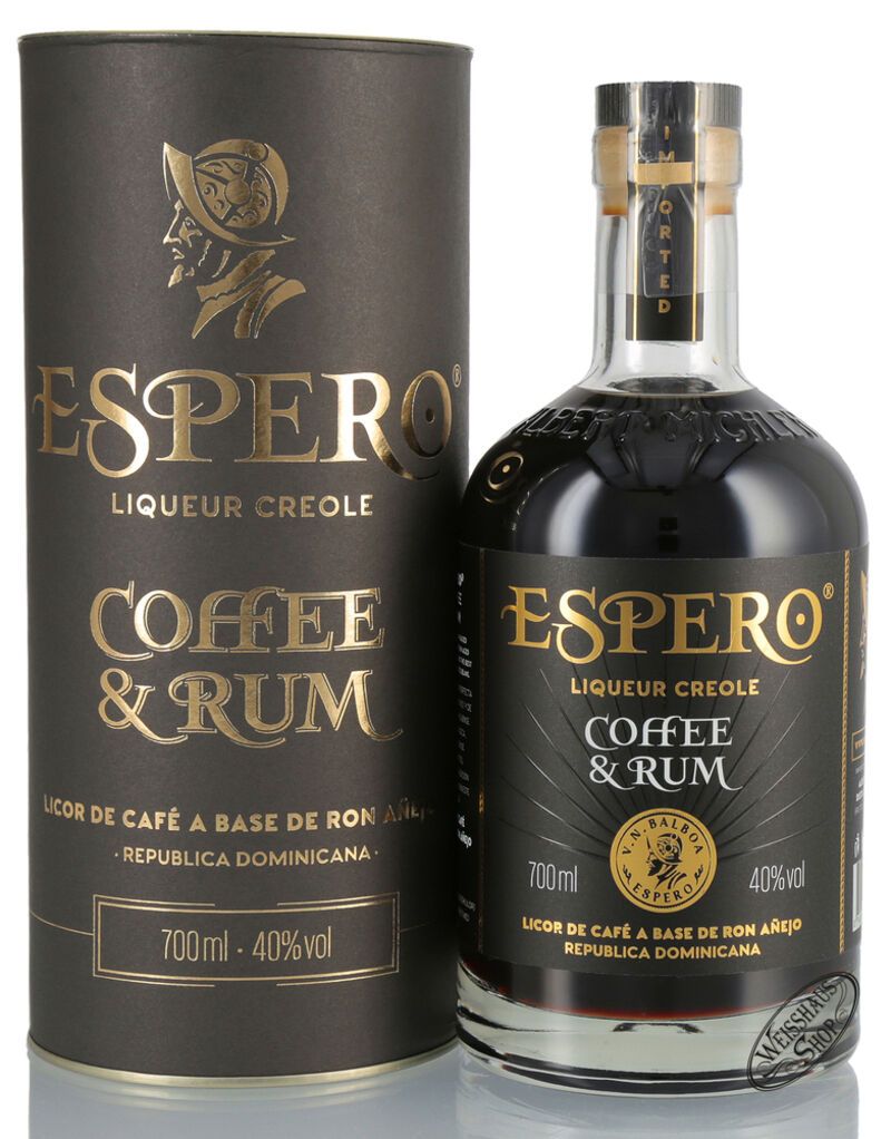 Espero Coffee & Rum Liqueur 40% vol. 0,70l Espero Coffee & Rum Liqueur 40% vol. 0,70l