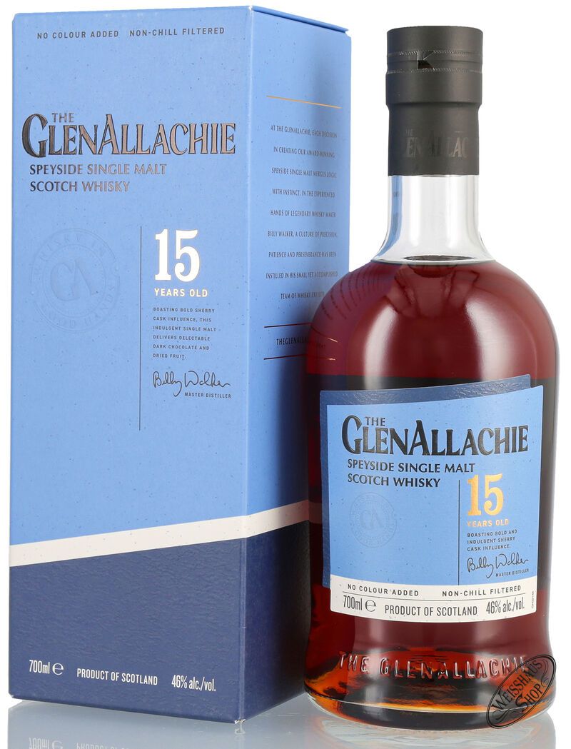 Glenallachie 15 YO Single Malt Whisky 46% vol. 0,70l Glenallachie 15 YO Single Malt Whisky 46% vol. 0,70l