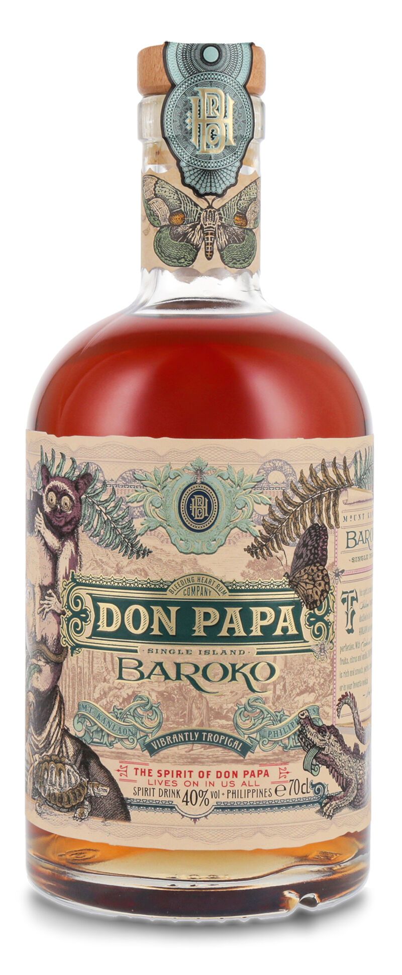 Don Papa Baroko 40% vol. 0,70l Don Papa Baroko 40% vol. 0,70l