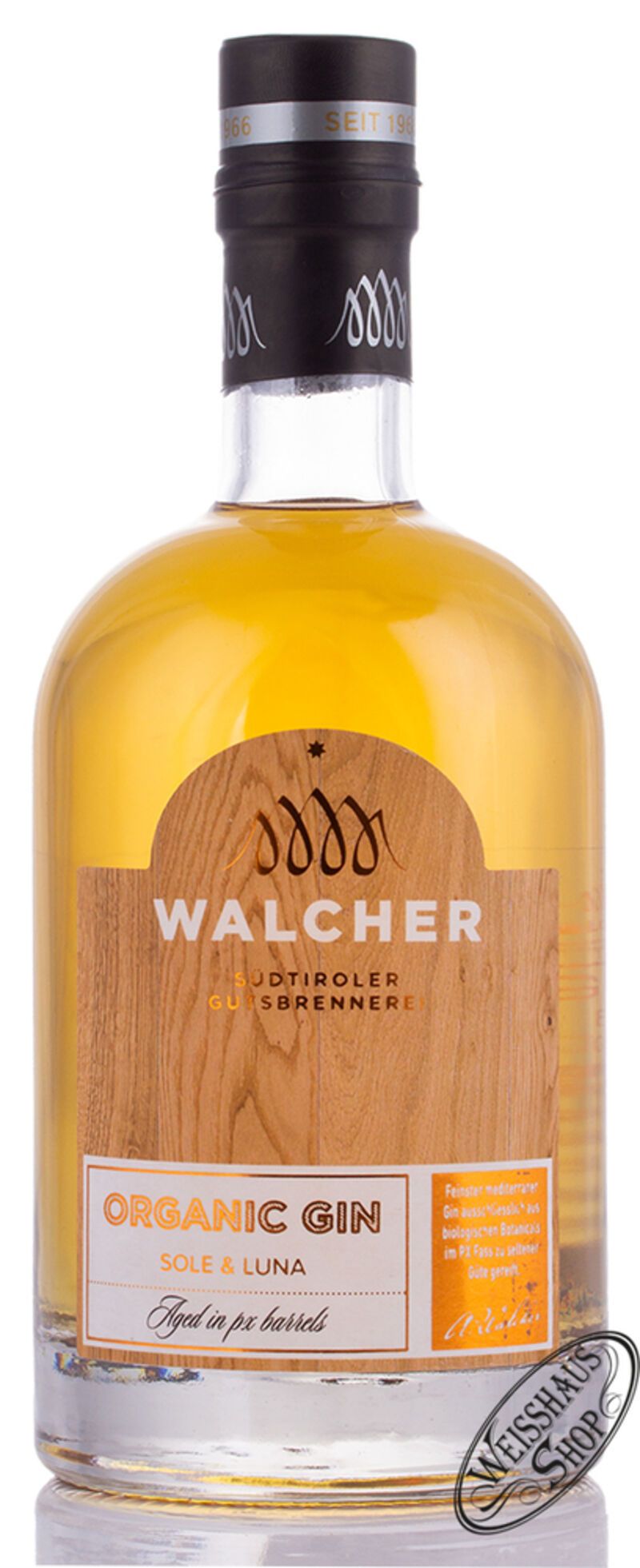 Walcher Sole e Luna Organic BIO Gin 40% vol. 0,50l Walcher Sole e Luna Organic BIO Gin 40% vol. 0,50l