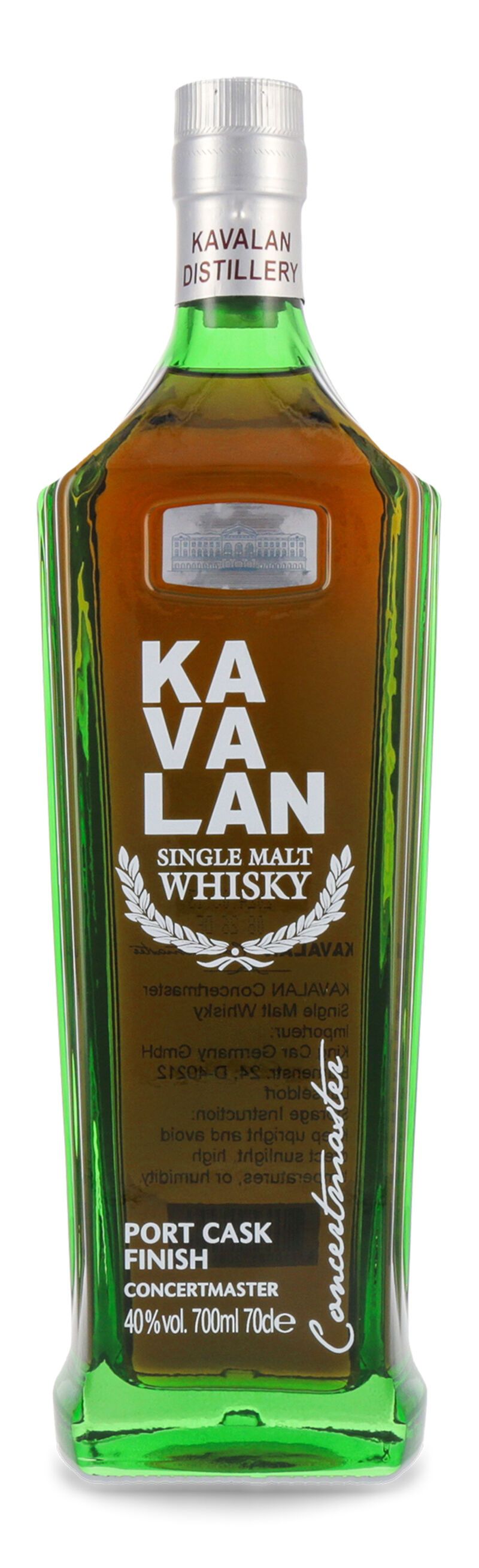Kavalan Concertmaster Single Malt Whisky Port Cask Finish 40% vol. 0,70l