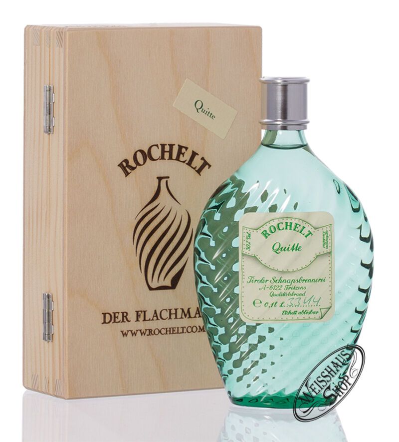 Rochelt Quitte 50% vol. 0,10l Flachmann Rochelt Quitte 50% vol. 0,10l Flachmann