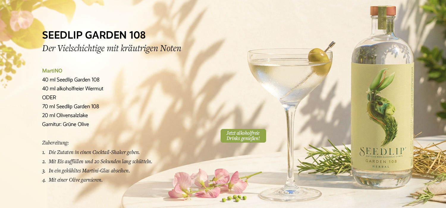 Seedlip Garden 108 Cocktail